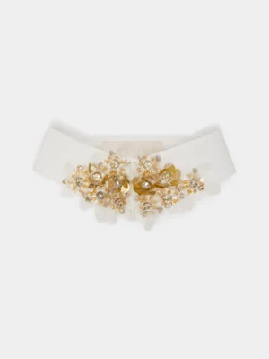 COLLETTO RICAMATO Bianco