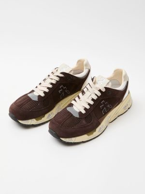 Premiata Sneaker Brown Donna mased