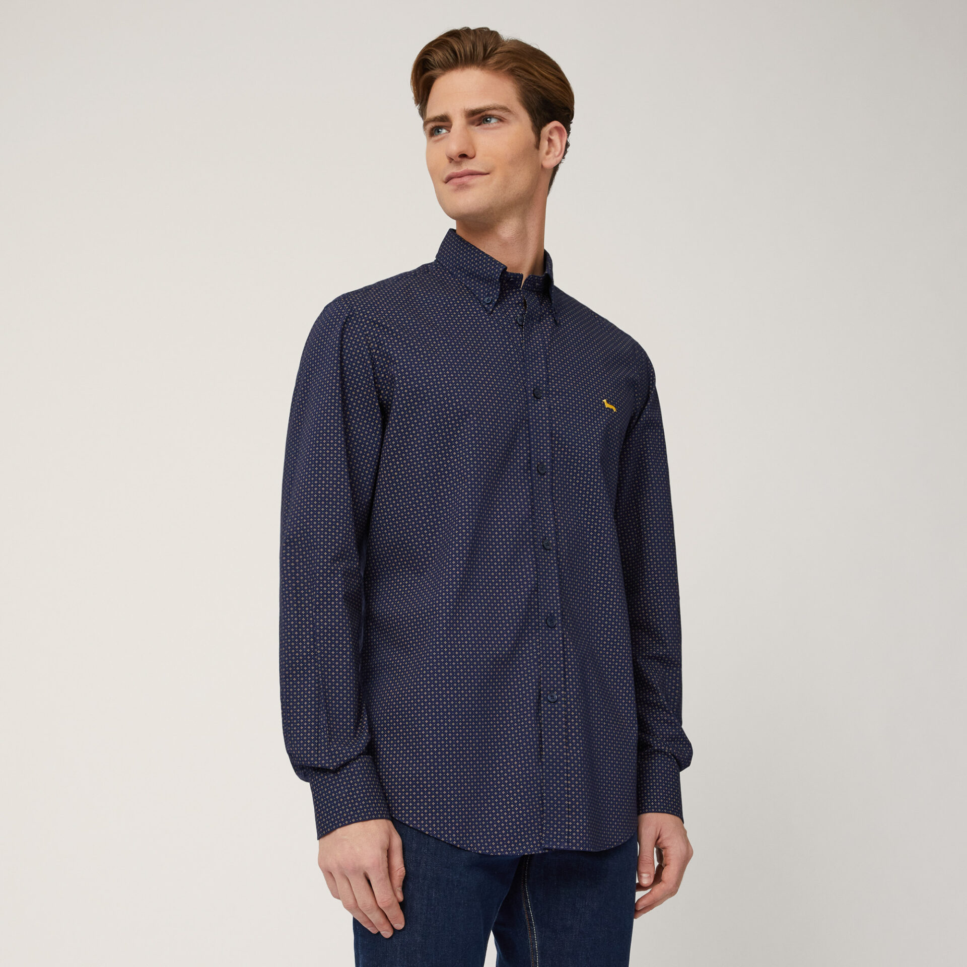 CAMICIA MICROFANTASIA-HARMONT & BLAINE