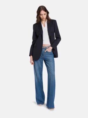Jeans Jacklyn wide leg in denim fisso lyocell