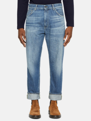 JEANS PACO LOOSE IN DENIM FISSO-DONDUP