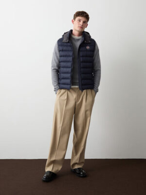 GILET IN PIUMA CON CAPPUCCIO STACCABILE-COLMAR