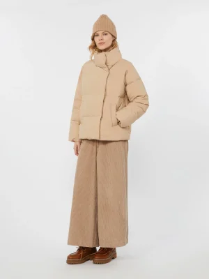 PANTALONE IN VELLUTO CROPPED BEIGE URSOLA - WEEKEND MAX MARA